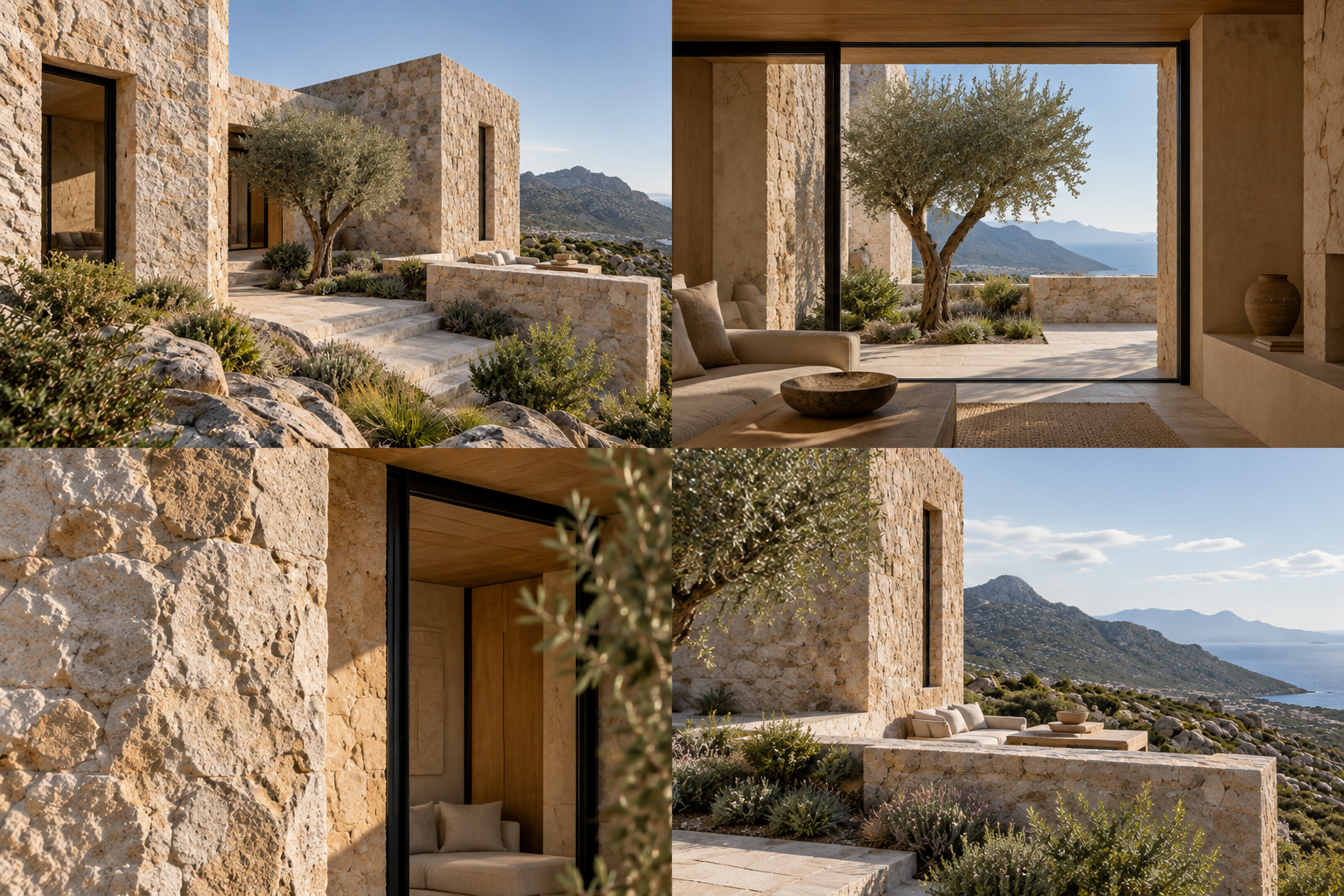 Looking through the stone opening — concept study