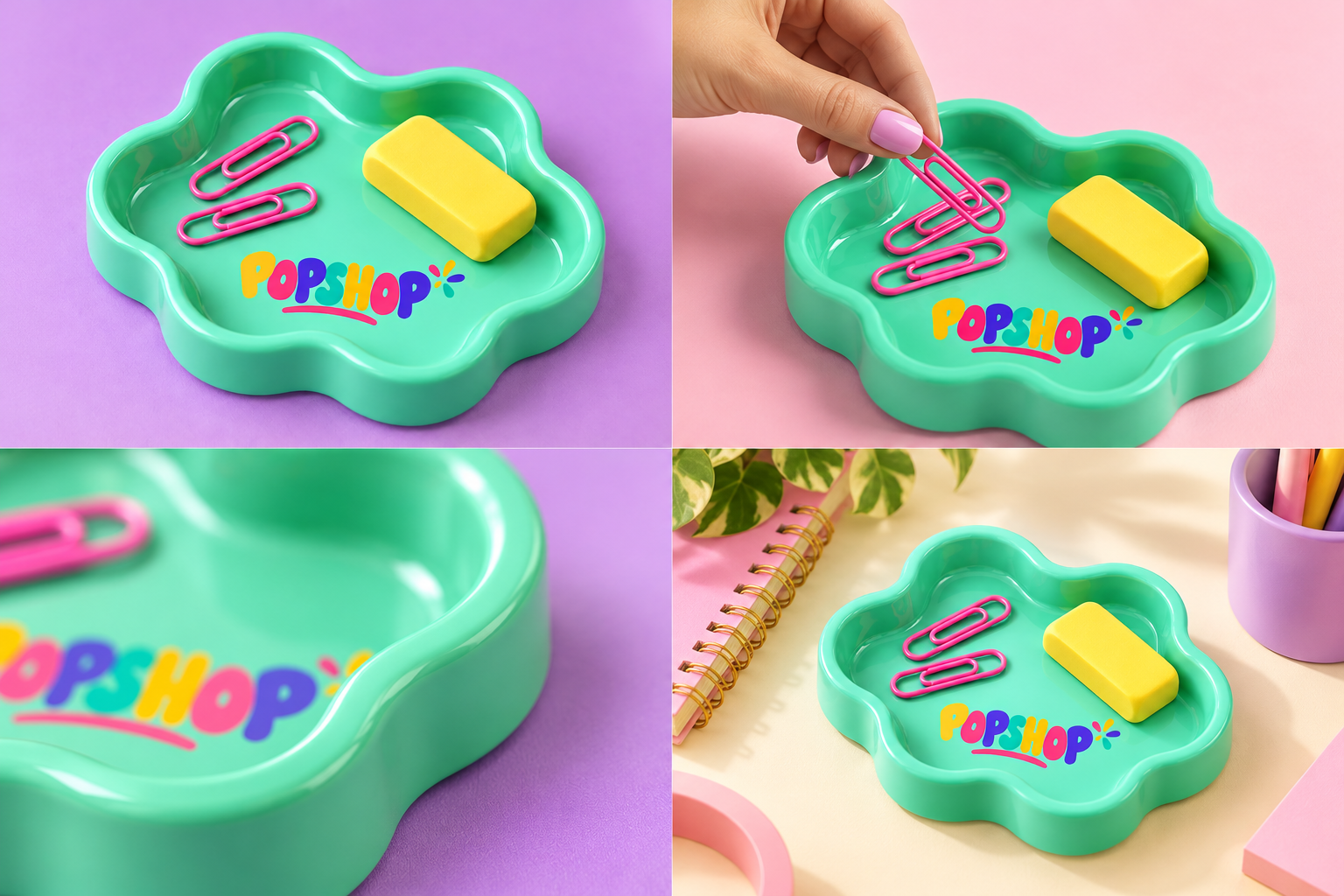 Made for everyday moments — little chaos desk tray, concept imagery