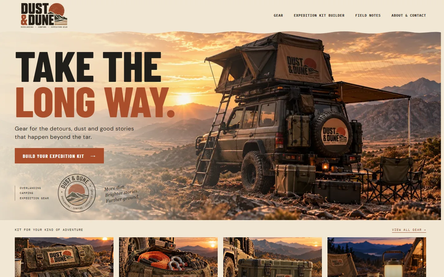 Dust & Dune website preview