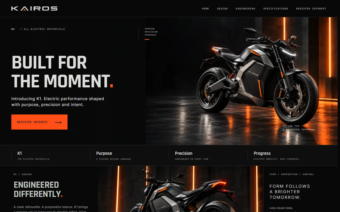 KAIROS website preview