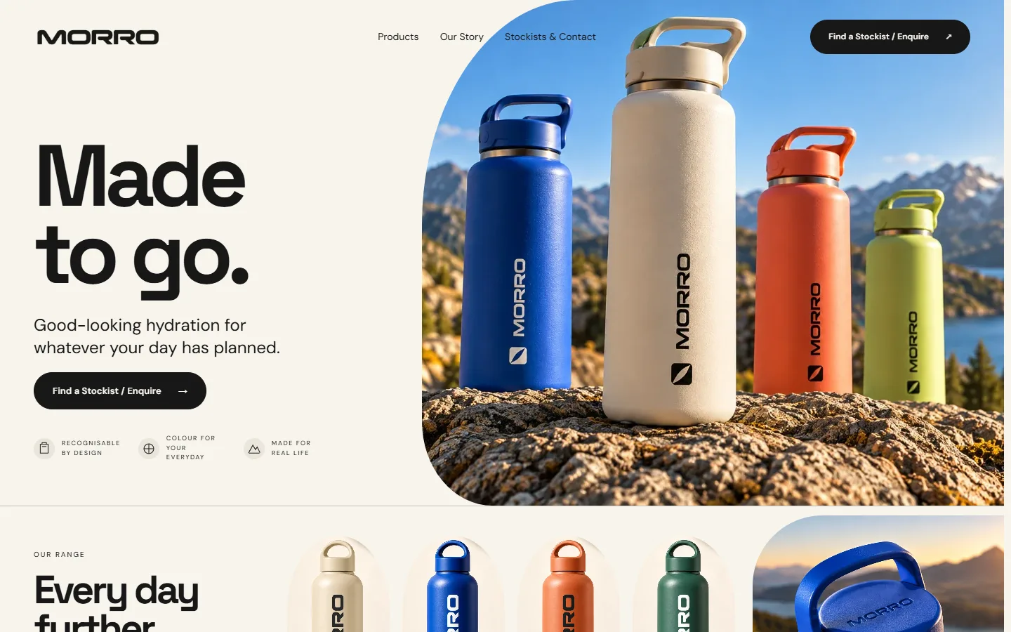 MORRO website preview