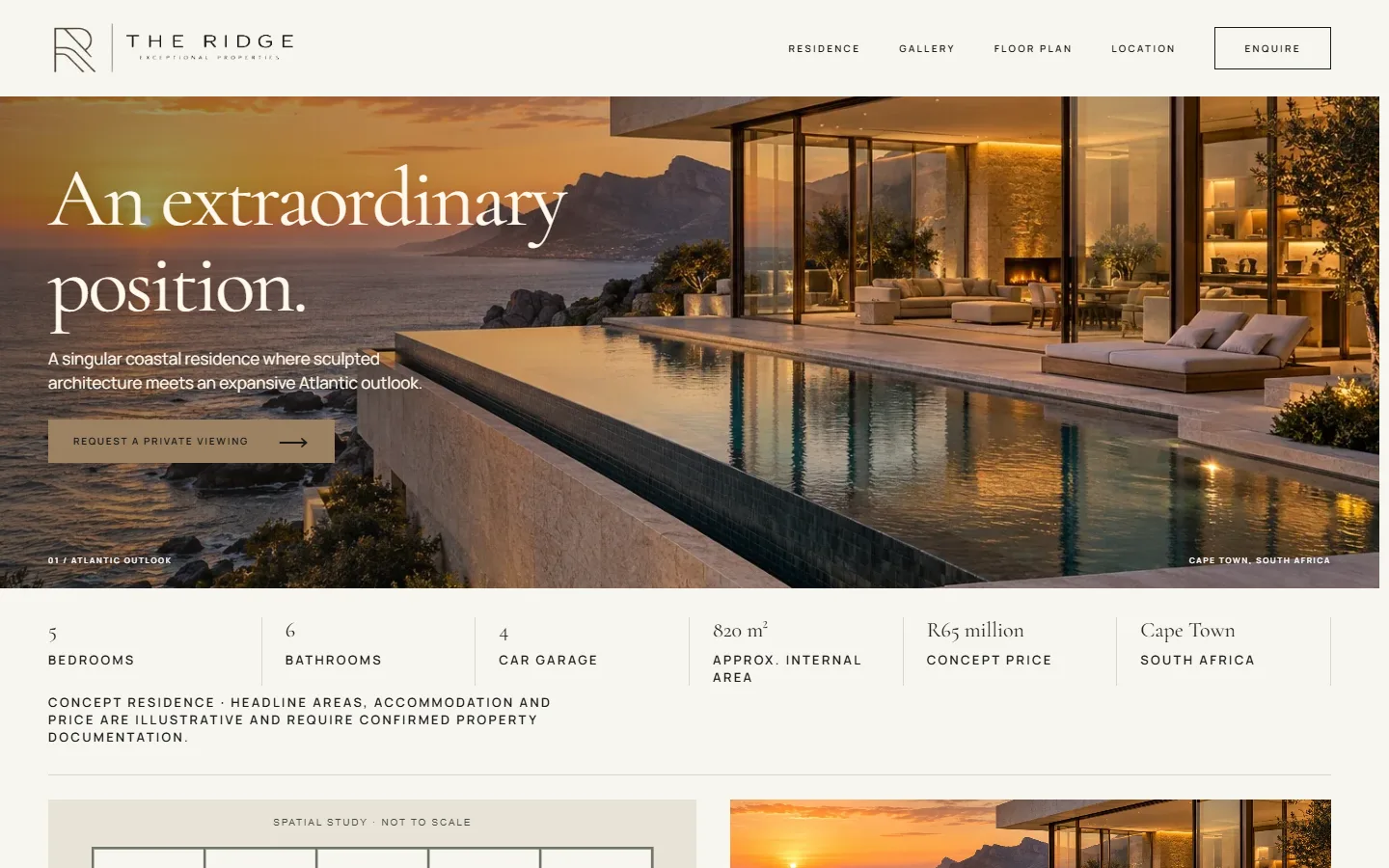 The Ridge website preview